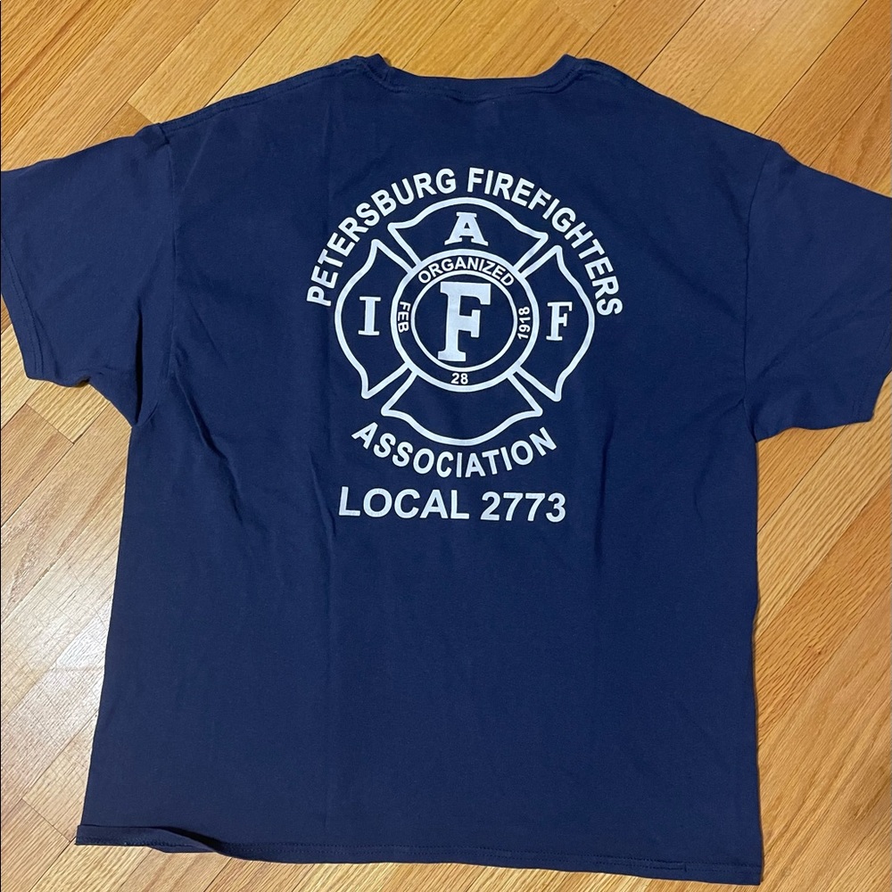 Petersburg Fire Dept IAFF shirt firefighter shirt